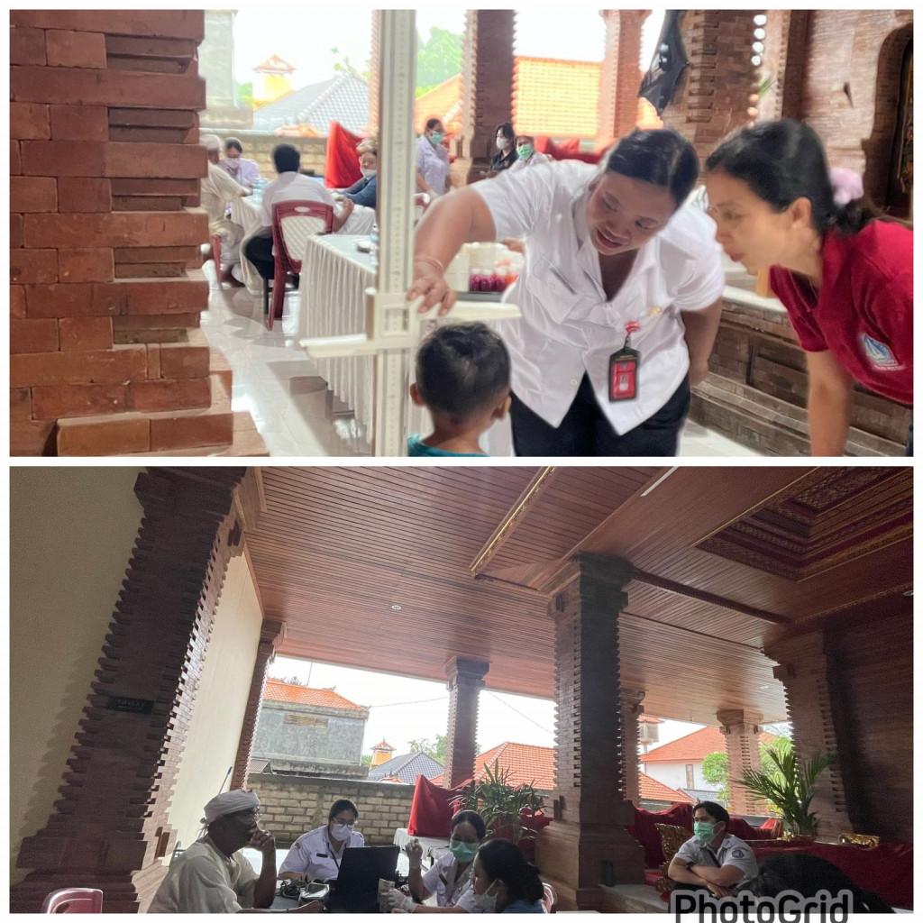 Kegiatan posyandu lansia dan balita di Banjar Kelan Desa (19/03/2025)